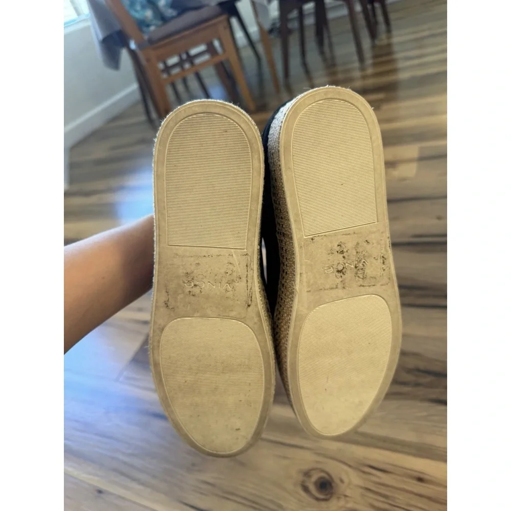 Vince black suede